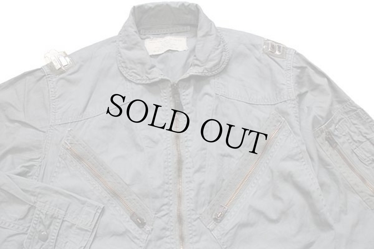 画像4: 60s 米軍 USAF K-2B カバーオール フライトスーツ セージグリーン S-S★つなぎ (4)