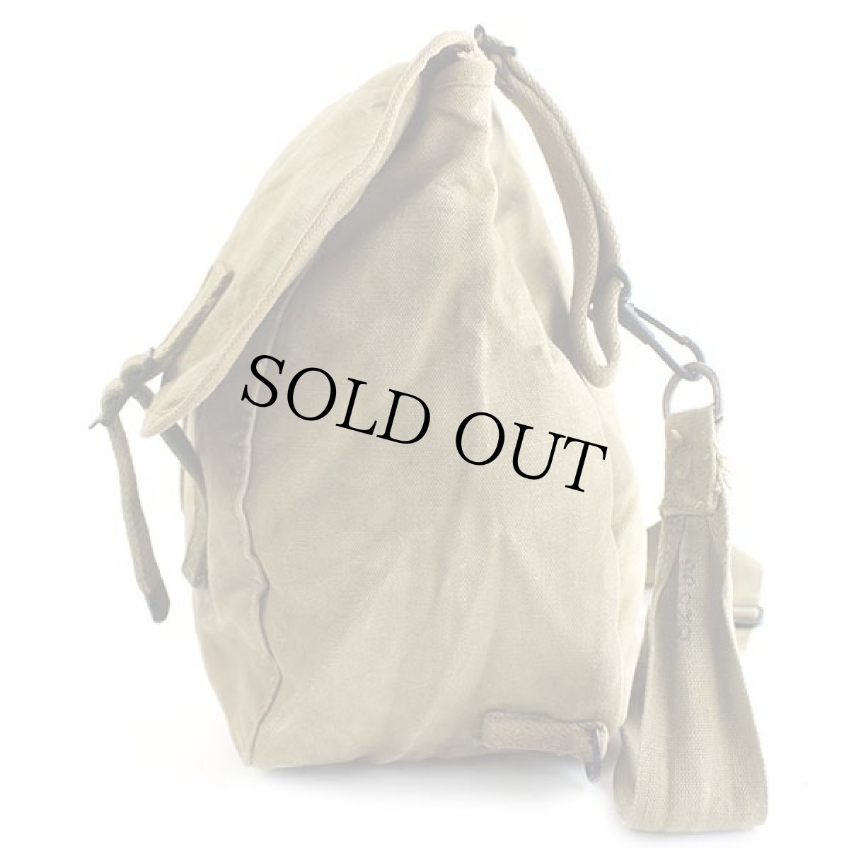 画像4: 40s 米軍 M-1936 U.S.ステンシル コットン キャンバス ミュゼットバッグ オリーブドラブ (4)