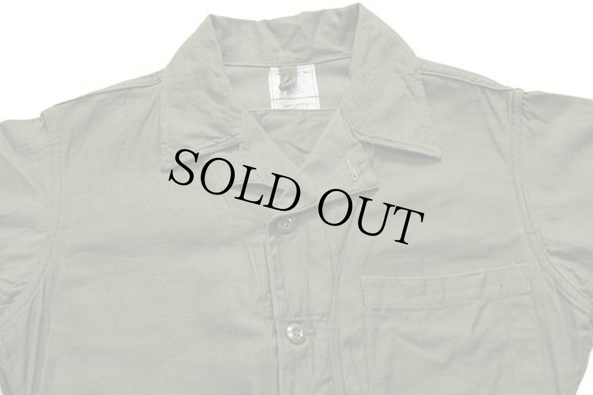 画像4: 80s 米軍 U.S.ARMY コットンサテン カバーオール オールインワン オリーブグリーン M★05 つなぎ (4)