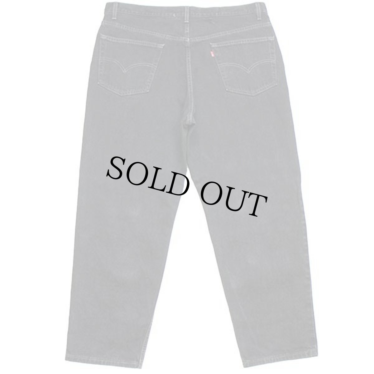 画像3: 00s USA製 Levi'sリーバイス 550 ブラック デニムパンツ w42 L30★SDP1900 (3)