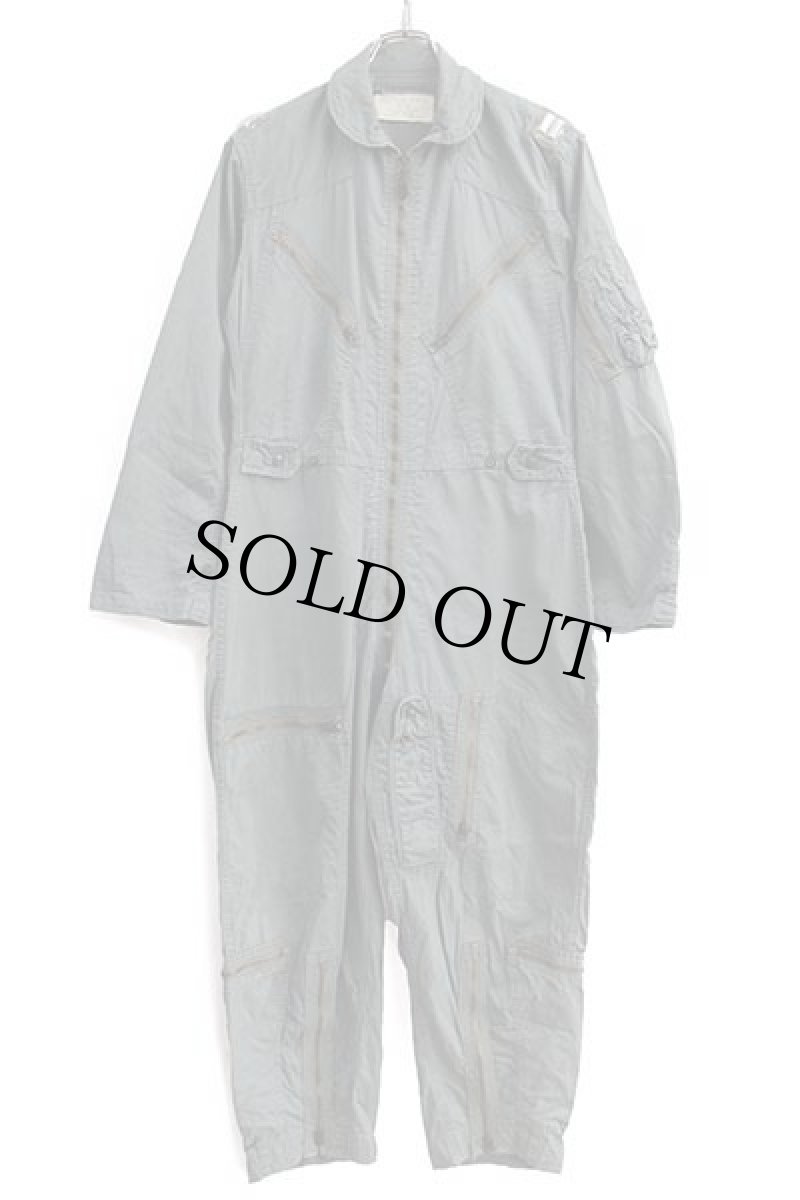 画像2: 60s 米軍 USAF K-2B カバーオール フライトスーツ セージグリーン S-S★つなぎ (2)