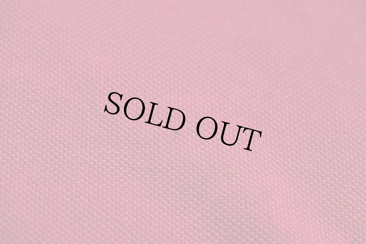 画像6: 70s フランス製 CHEMISE LACOSTE ラコステ ワンポイント コットン 鹿の子 長袖ポロシャツ ワインレッド 4★14 (6)