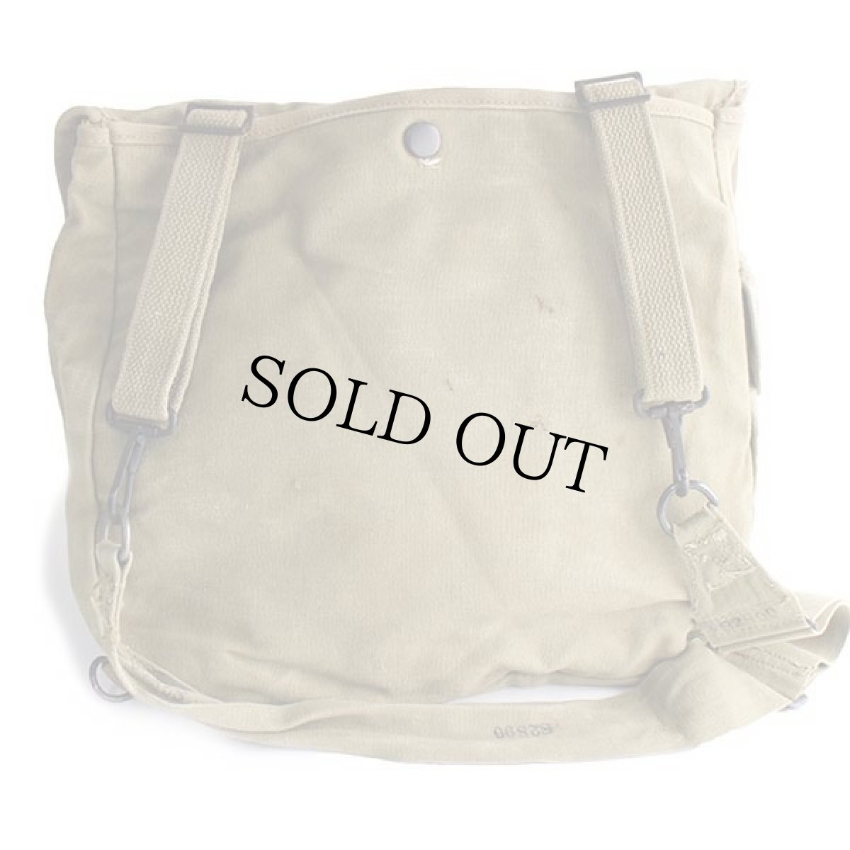 画像3: 40s 米軍 M-1936 U.S.ステンシル コットン キャンバス ミュゼットバッグ オリーブドラブ (3)