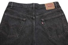 画像5: 90s USA製 Levi'sリーバイス 550 ブラック デニムパンツ w40★SDP1899 (5)