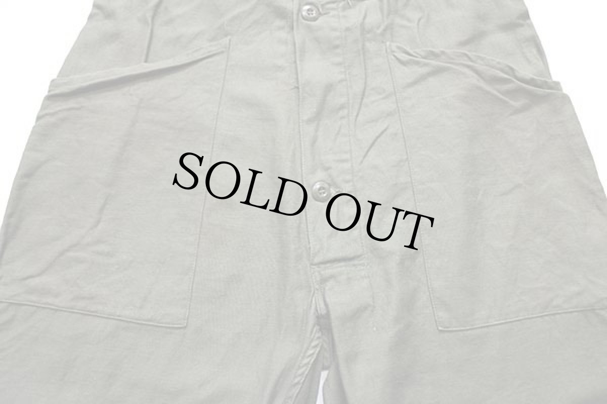 画像6: 80s 米軍 U.S.ARMY コットンサテン カバーオール オールインワン オリーブグリーン M★05 つなぎ (6)