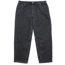 画像2: 90s USA製 Levi'sリーバイス 570 ブラック デニムパンツ w42 L32★SDP1901 (2)