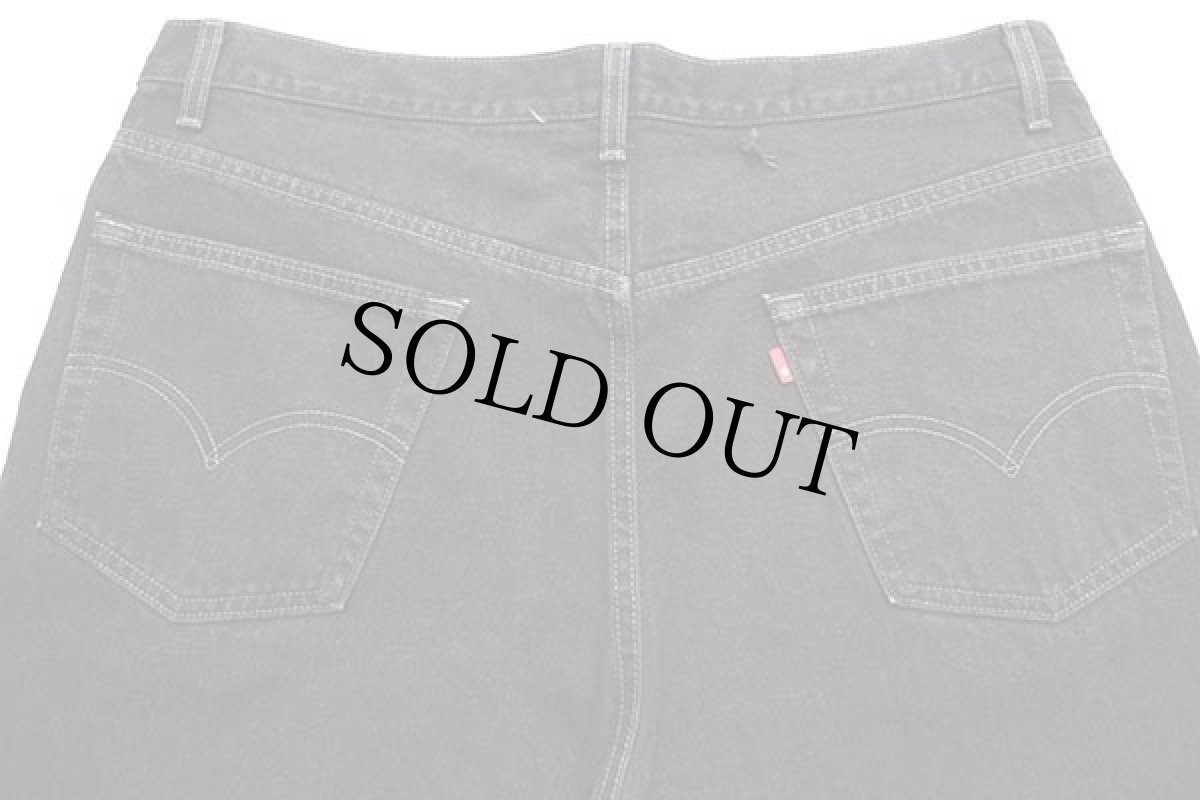 画像5: 00s USA製 Levi'sリーバイス 550 ブラック デニムパンツ w42 L30★SDP1900 (5)