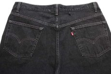 画像5: 00s USA製 Levi'sリーバイス 550 ブラック デニムパンツ w42 L30★SDP1900 (5)