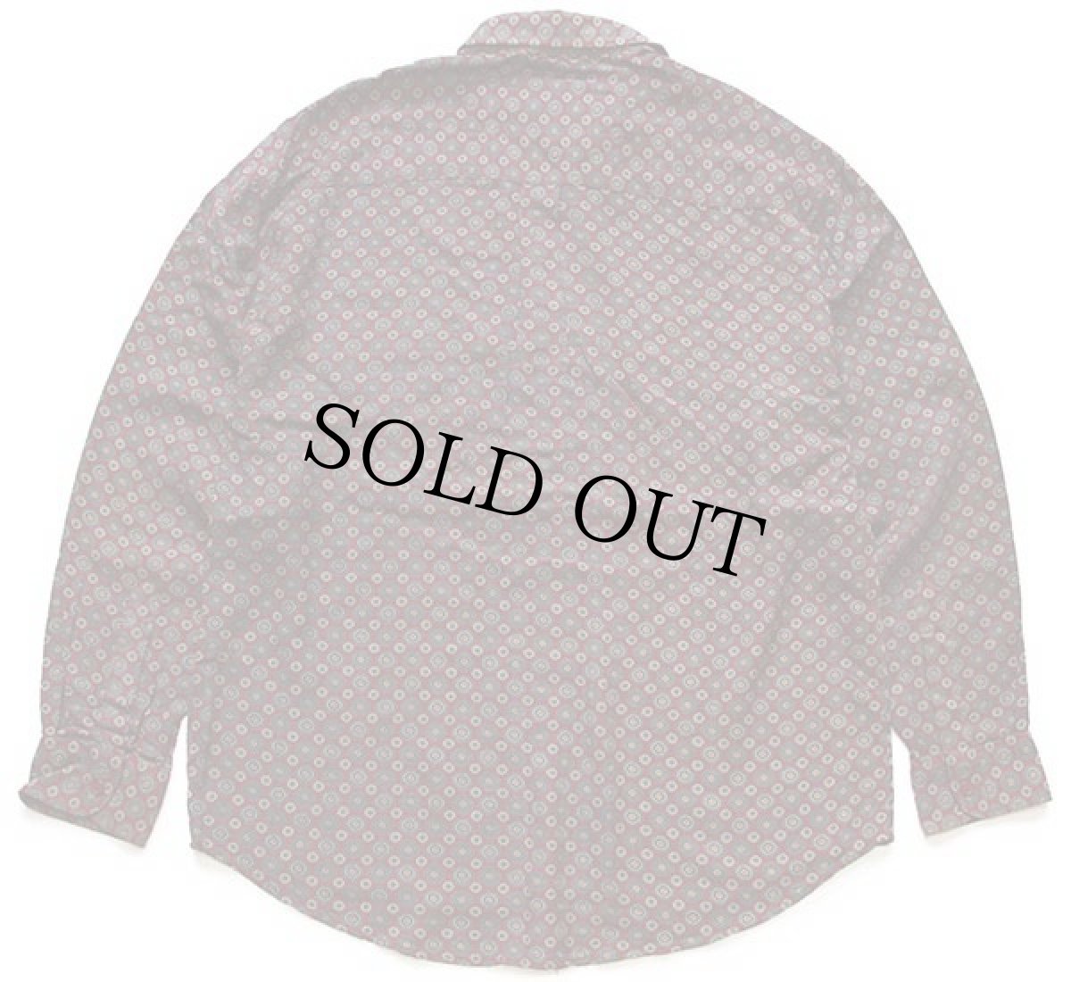 画像2: 90s イタリア製 ORSO POETA 小紋柄 総柄 レーヨンシャツ XL (2)