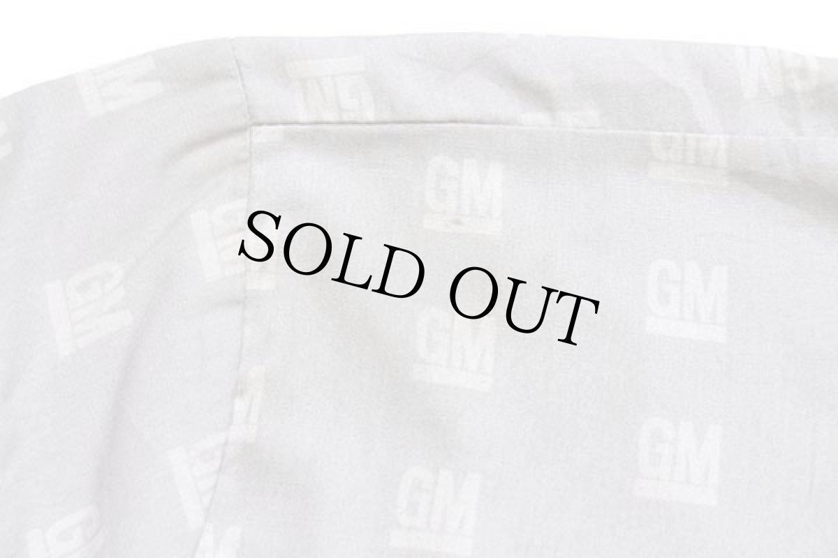 画像7: 00s RED KAPレッドキャップ GM Goodwrench 刺繍&パッチ付き 半袖 ワークシャツ L-SS (7)