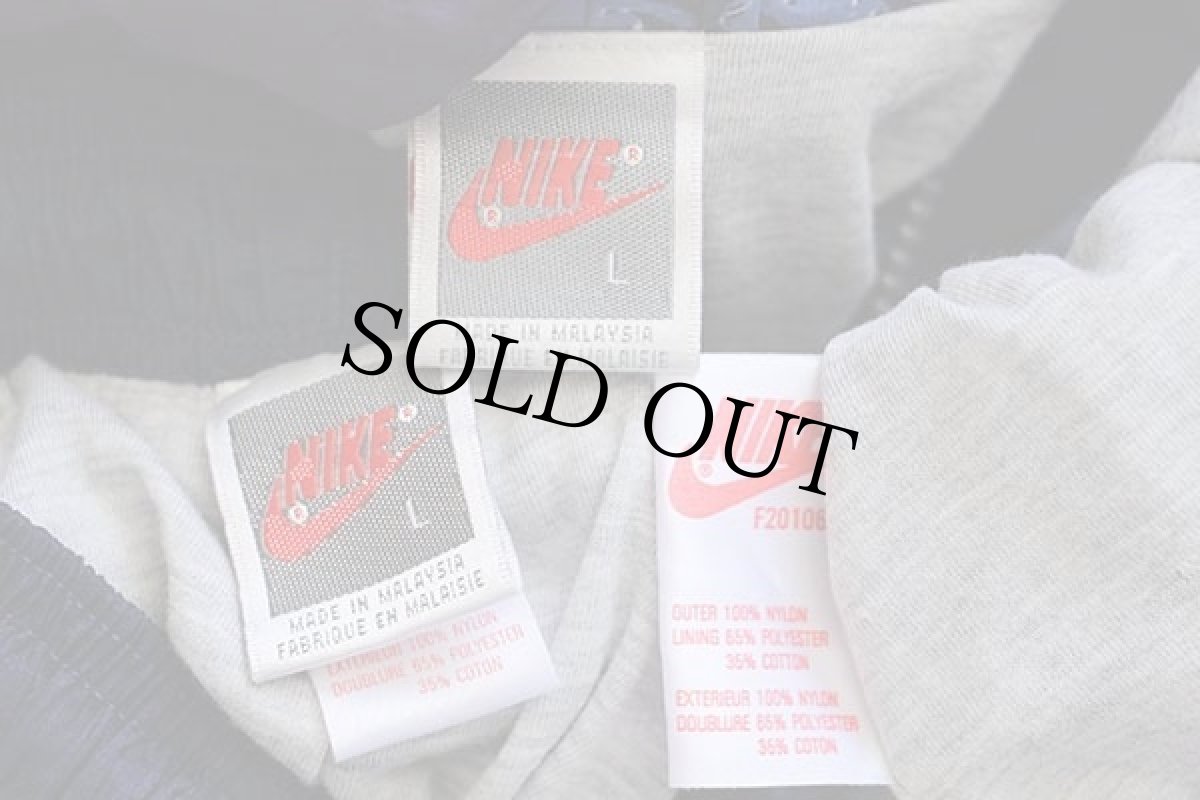 画像6: 90s NIKEナイキ 総柄 切り替え プルオーバー ナイロンパーカー&パンツ セットアップ L (6)