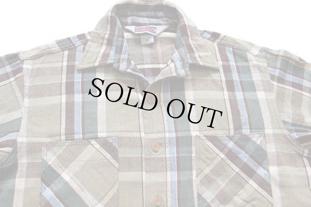 画像3: 80s USA製 JCPenney BIGMACビッグマック チェック コットン フランネルシャツ M (3)