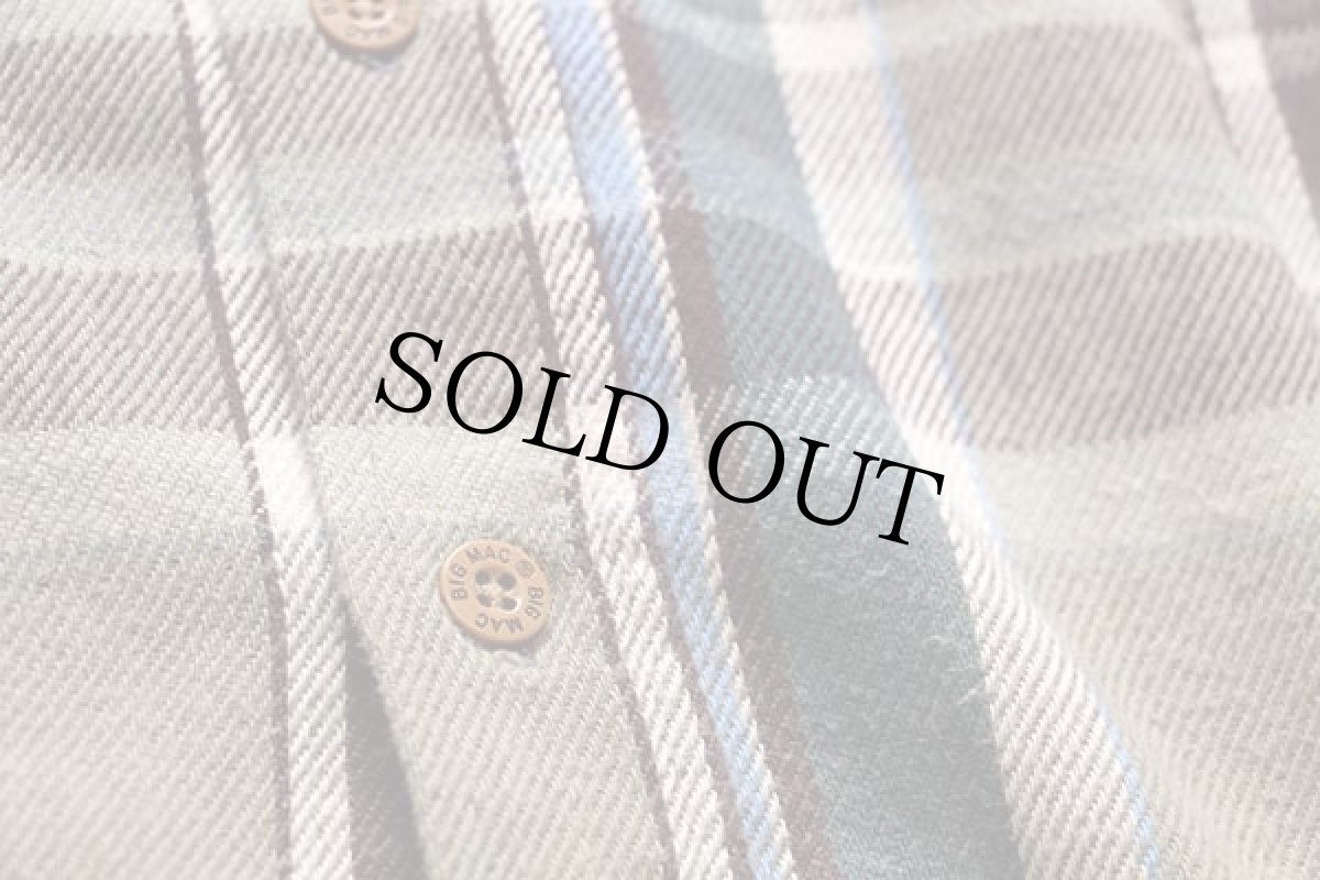 画像5: 80s USA製 JCPenney BIGMACビッグマック チェック コットン フランネルシャツ M (5)