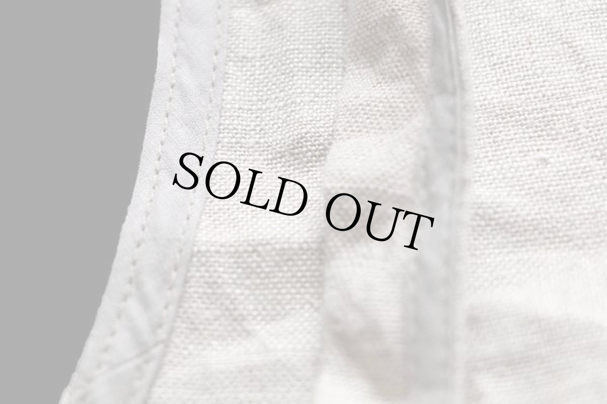 画像6: 90s イタリア製 BENETTONベネトン リネンベスト グレーベージュ 48 (6)