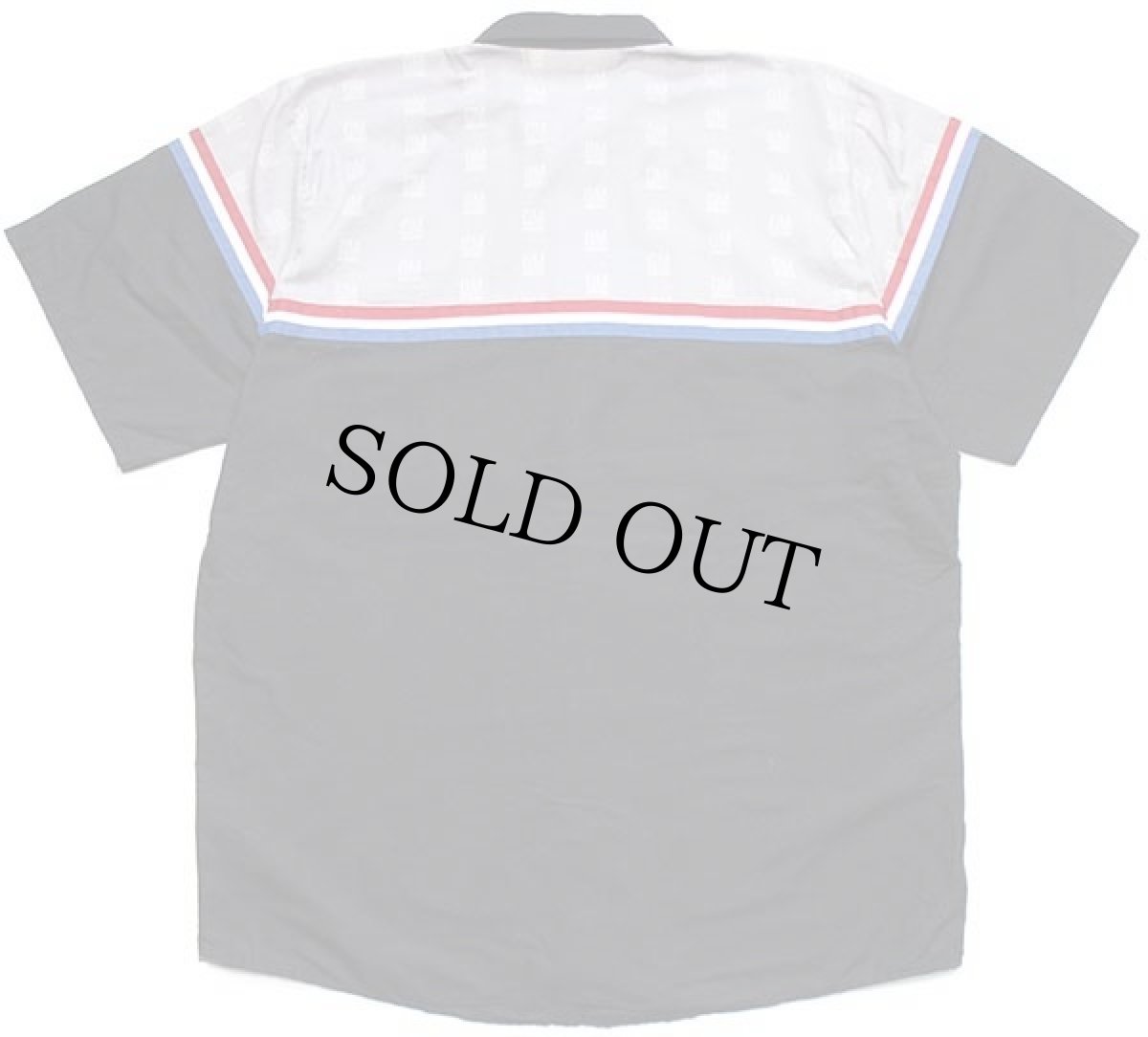 画像2: 00s RED KAPレッドキャップ GM Goodwrench 刺繍&パッチ付き 半袖 ワークシャツ L-SS (2)