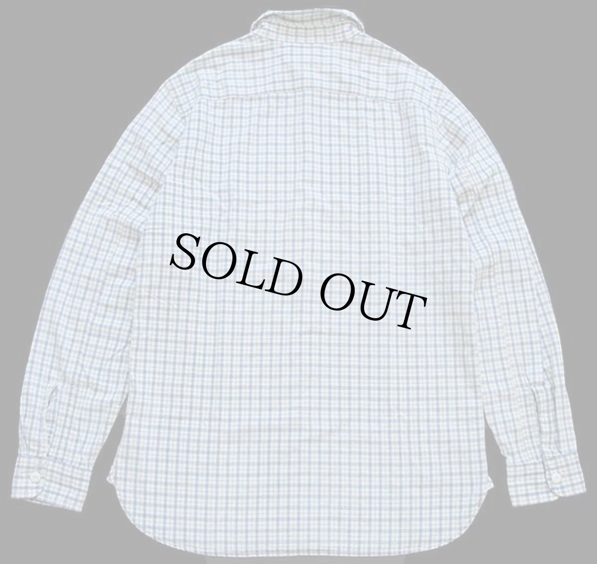 画像2: RRL ダブルアールエル ラルフローレン マチ付き チェック コットン ワークシャツ S (2)