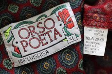 画像4: 90s イタリア製 ORSO POETA 小紋柄 総柄 レーヨンシャツ XL (4)
