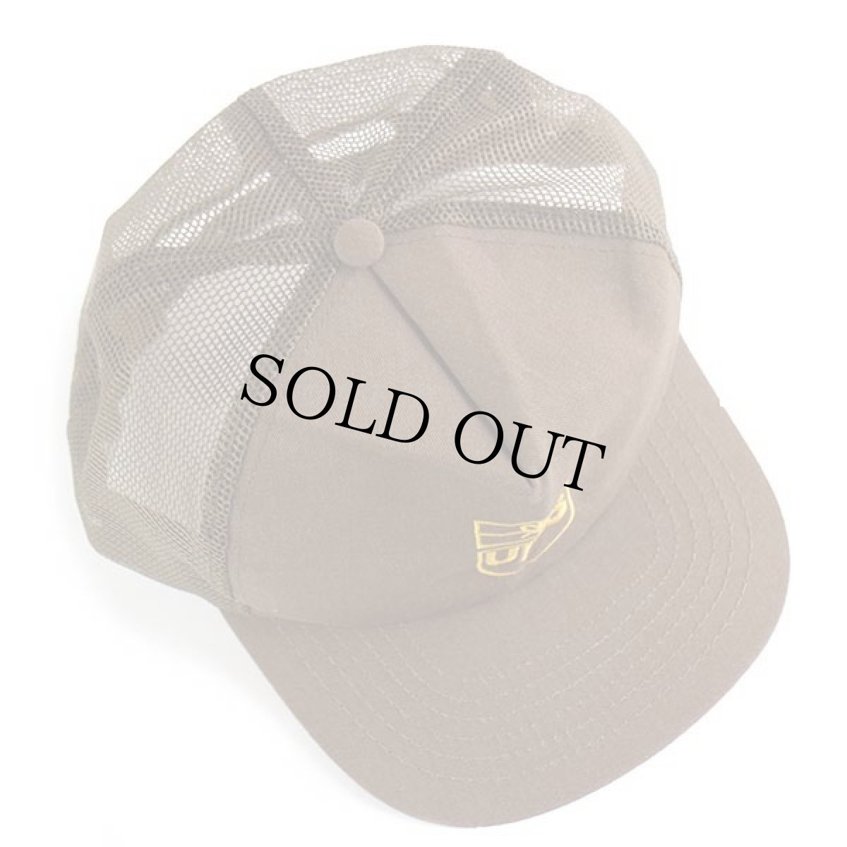 画像3: 90s USA製 UPS ロゴ刺繍 メッシュキャップ 茶 (3)