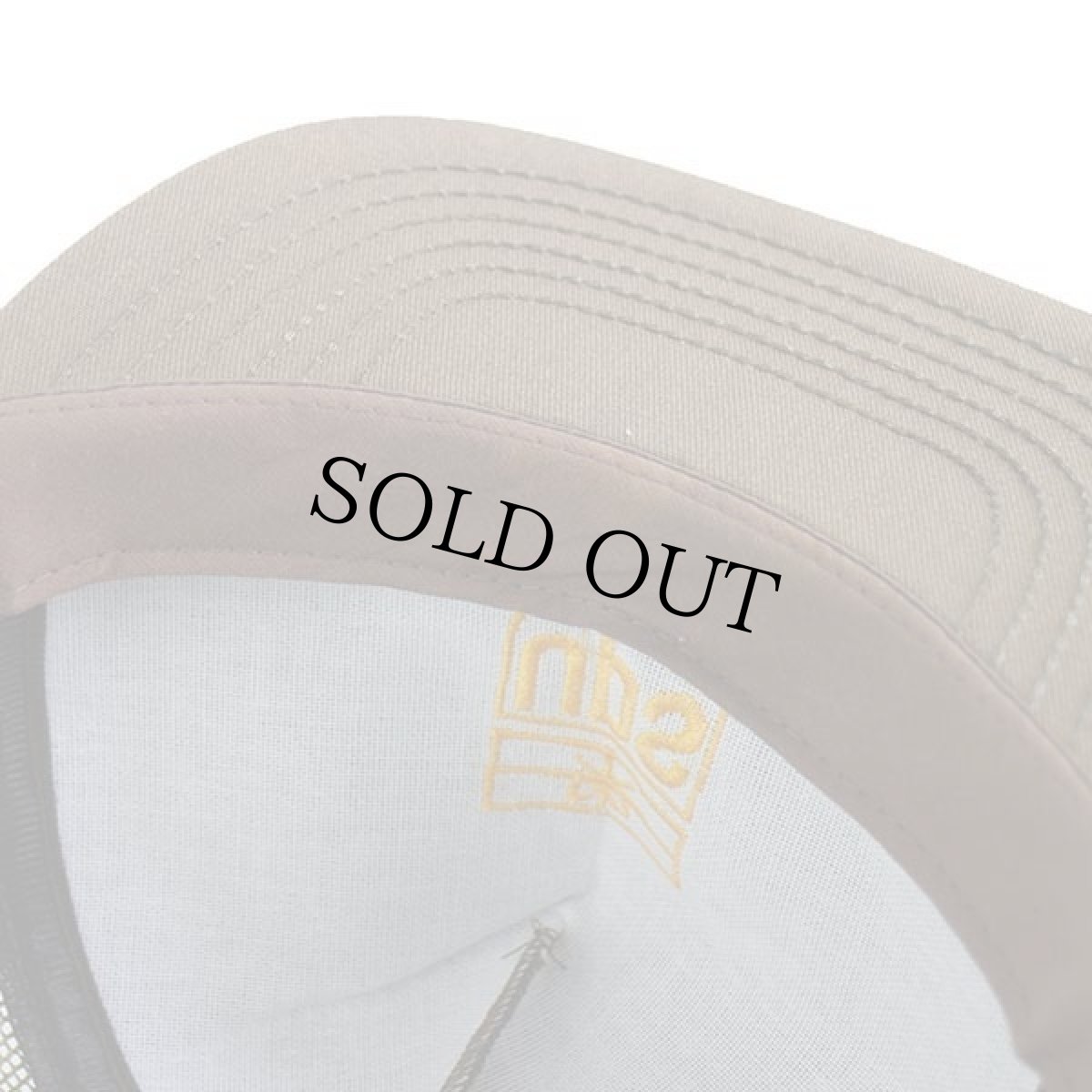 画像5: 90s USA製 UPS ロゴ刺繍 メッシュキャップ 茶 (5)