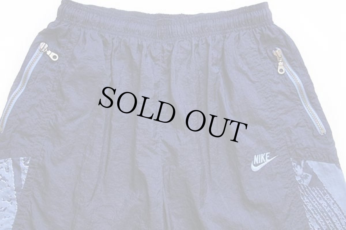 画像9: 90s NIKEナイキ 総柄 切り替え プルオーバー ナイロンパーカー&パンツ セットアップ L (9)