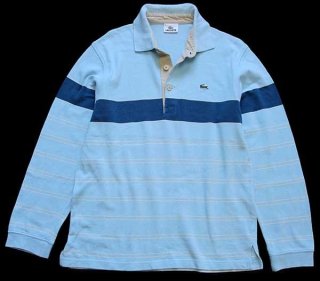 00s フランス製 LACOSTEラコステ ボーダー コットン 長袖