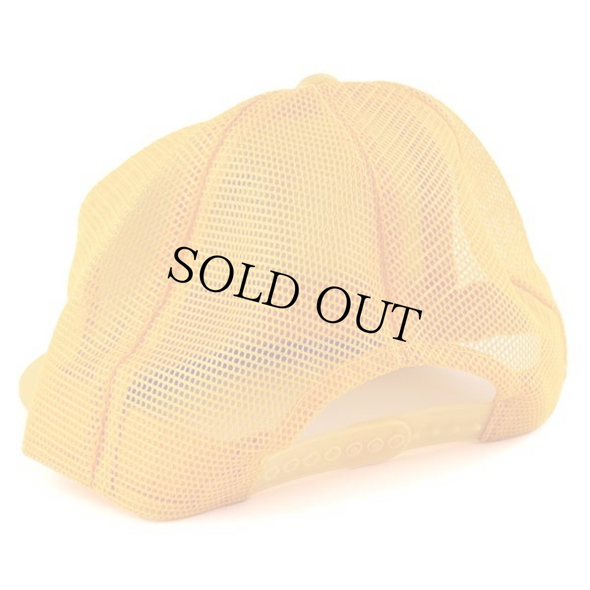 画像2: 80s MLB PITTSBURGH PIRATES 刺繍 ツートン 切り替え メッシュキャップ 黄×白 59cm (2)