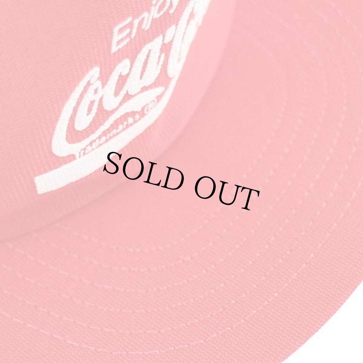 画像5: 80s USA製 Coca-Colaコカコーラ ロゴ 発泡プリント メッシュキャップ 赤 (5)