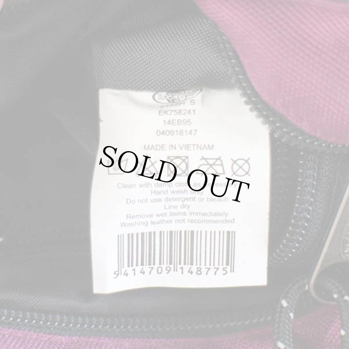 画像5: EASTPAKイーストパック ツートン ナイロン ショルダーポーチ 赤紫×紫 (5)