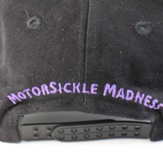 画像5: 未使用★MSM MOTORSICKLE MADNESS ロゴ刺繍 コットンキャップ 黒 (5)