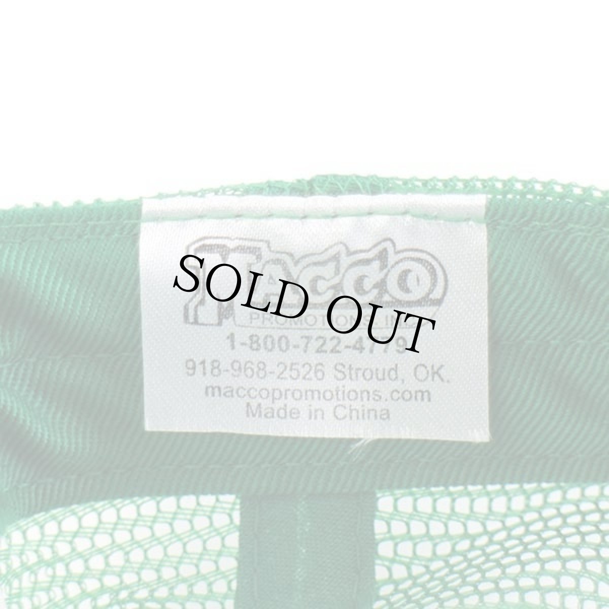 画像5: 未使用★P&K Equipment, Inc. JOHN DEERE ロゴ刺繍 メッシュキャップ 緑 (5)