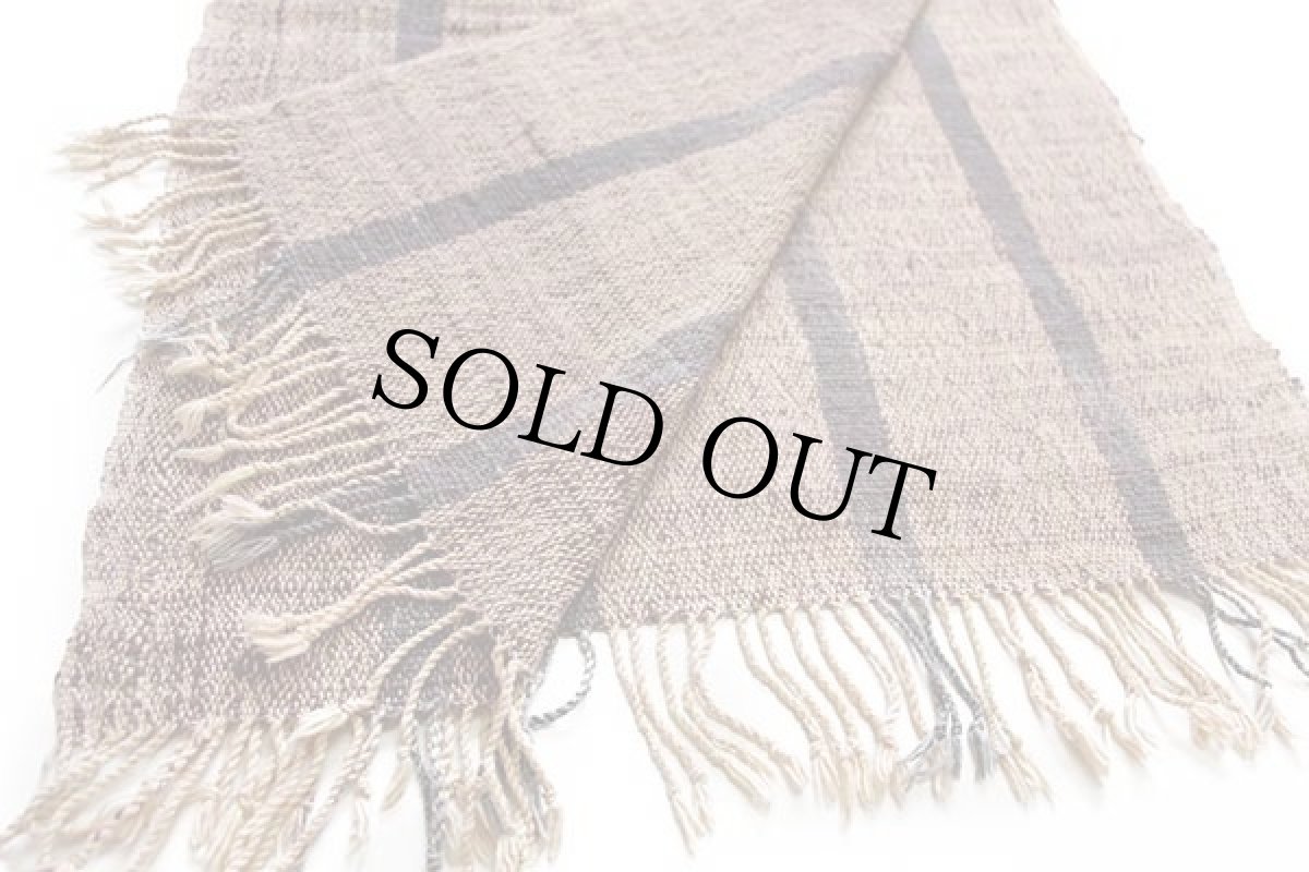 画像3: UNKNOWN ストライプ ラグ ストール (3)