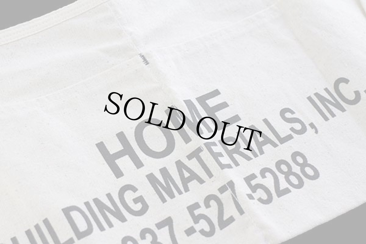 画像3: ビンテージ GUARDIAN FIBERGLASS HOME BUILDING MATERIALS キャンバス ワークエプロン 生成り (3)