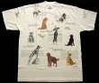 rel e vant products USA アートT 猫犬セット デッドストック☆90s USA製 rel e vant products ドッグ アート
