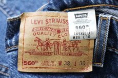 画像6: 90s メキシコ製 Levi'sリーバイス 560 デニムパンツ w38 L30★SDP1931 (6)