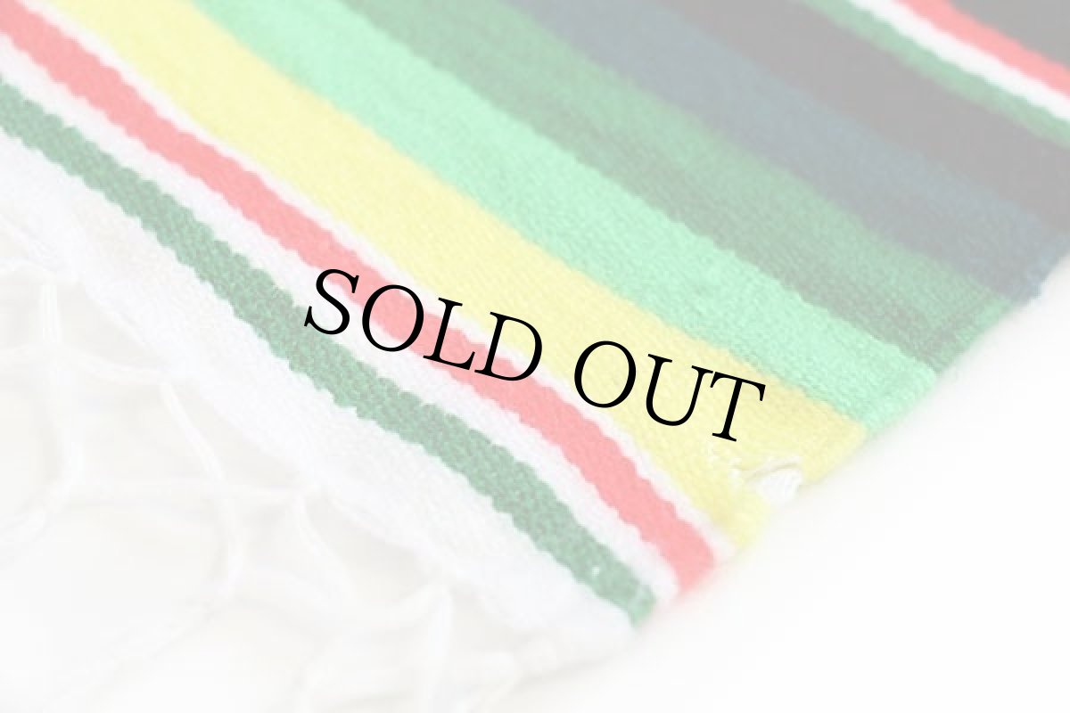 画像6: メキシカン ラグ サラペ (6)