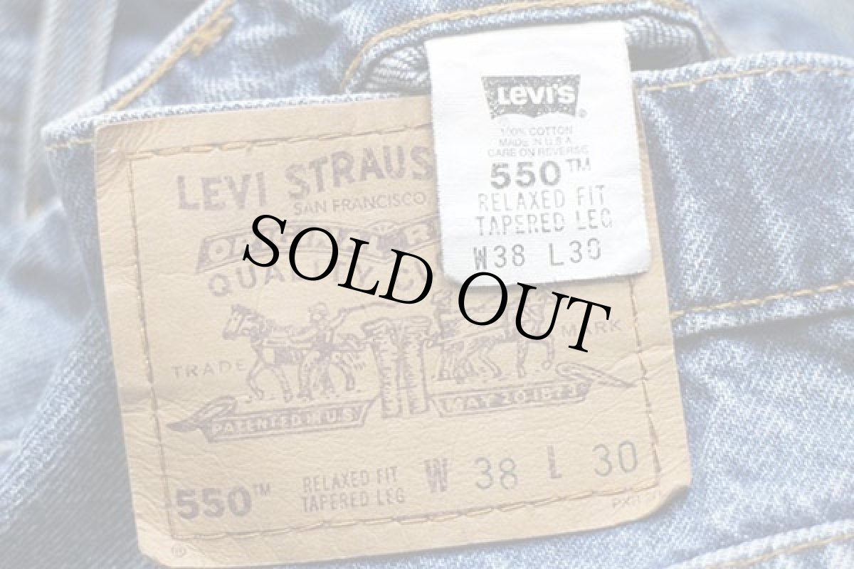 画像6: 90s USA製 Levi'sリーバイス 550 デニムパンツ w38 L30★SDP1926 (6)