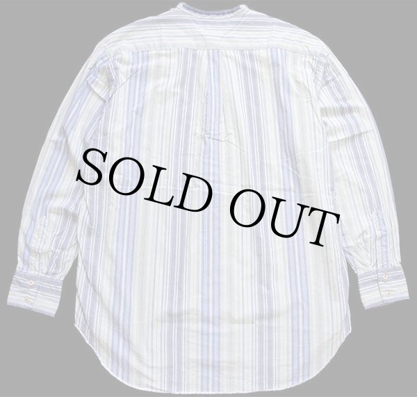 イタリア製 REPLAYリプレイ クレイジーストライプ バンドカラー 
