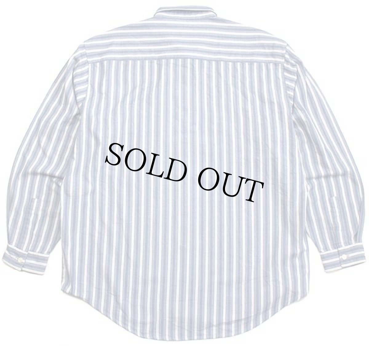 画像2: 90s LEVI'Sリーバイス SILVER LABEL BIGE 織り柄 ストライプ シャツ L (2)