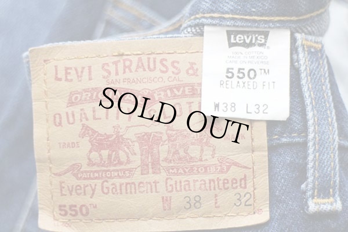 画像6: 00s メキシコ製 Levi'sリーバイス 550 デニムパンツ w38 L32★SDP1929 (6)