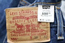 画像6: 00s メキシコ製 Levi'sリーバイス 550 デニムパンツ w38 L32★SDP1929 (6)