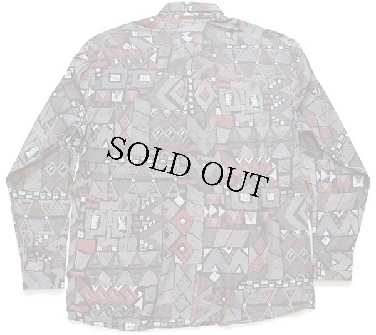 画像2: 80s CLUB D'AMINGO アート レーヨンシャツ 41/42 (2)