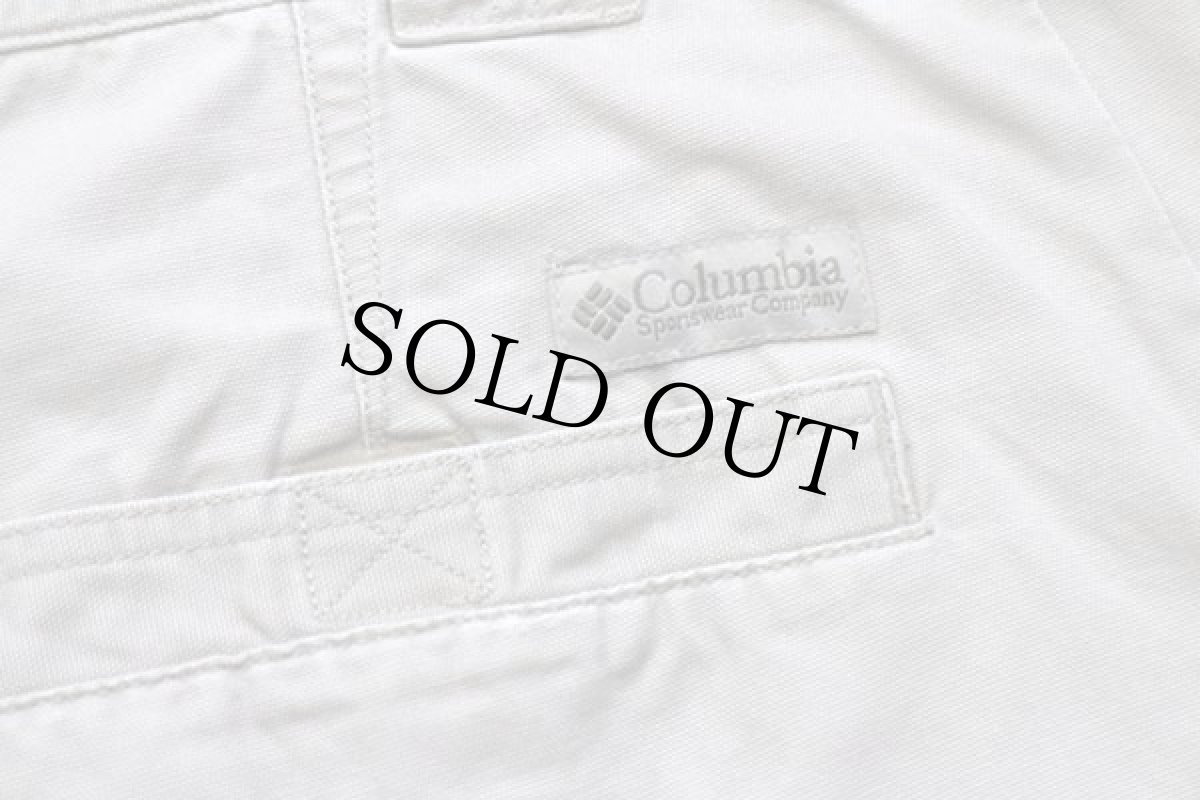 画像4: 00s Columbiaコロンビア コットン キャンバス ブッシュ ショートパンツ ライトベージュ w36★ショーツ (4)