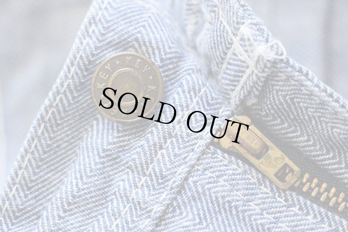 画像7: 80s USA製 KEY HBT ヘリンボーンツイル ペインターパンツ w28 (7)