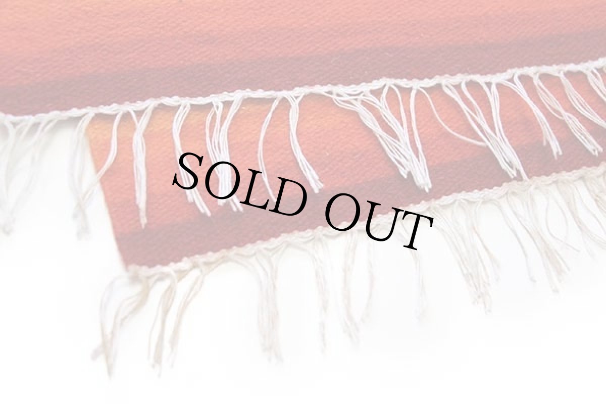 画像5: フォークロア柄 ラグ マット★B (5)