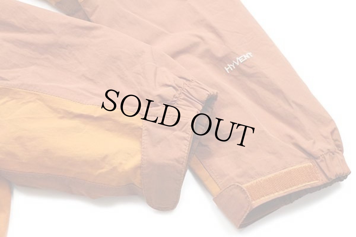 画像7: 00s THE NORTH FACEノースフェイス HYVENT ツートン 切り替え ナイロンパーカー オレンジ×レンガ M (7)