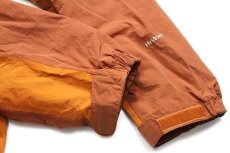 画像7: 00s THE NORTH FACEノースフェイス HYVENT ツートン 切り替え ナイロンパーカー オレンジ×レンガ M (7)
