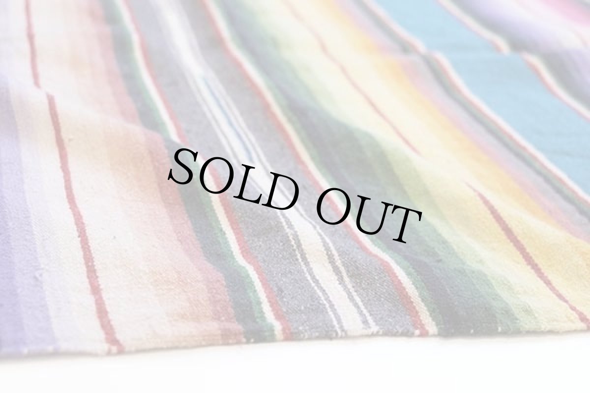 画像4: ビンテージ メキシカン ラグ サラペ (4)