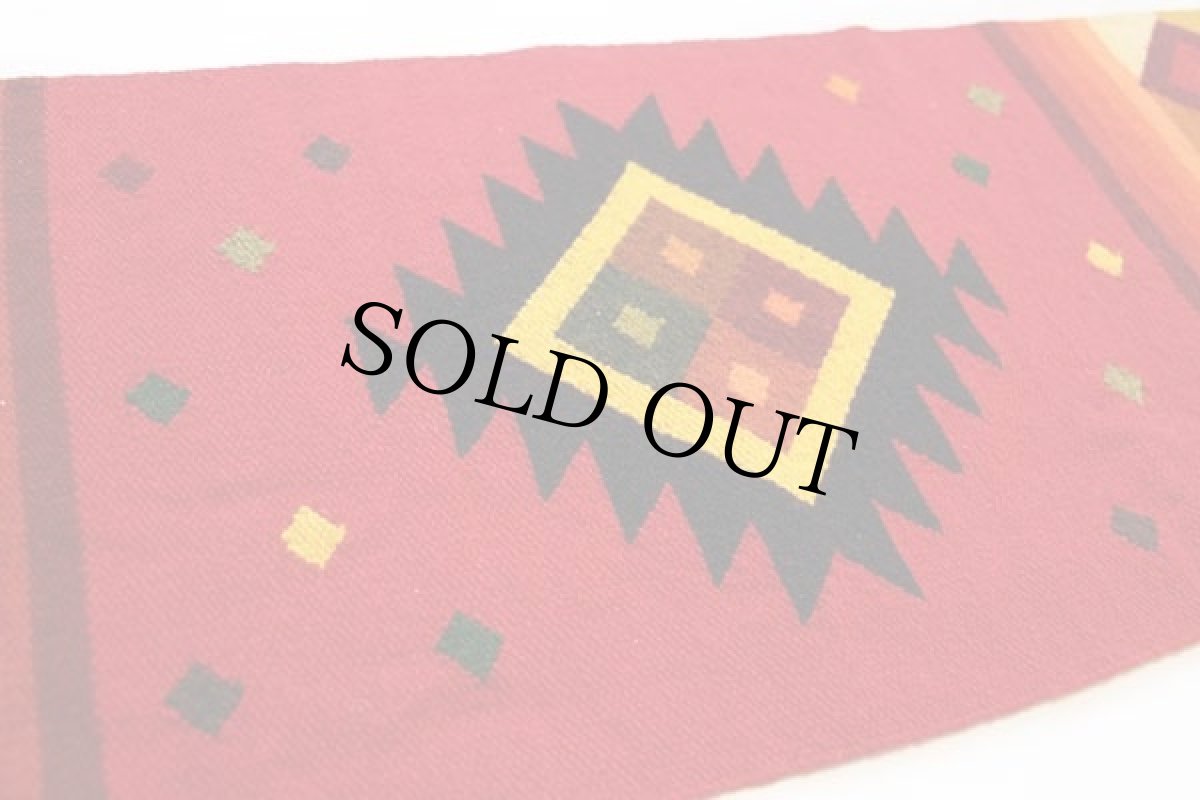 画像3: フォークロア柄 ラグ マット★B (3)