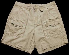 画像1: 00s Columbiaコロンビア PFG コットン キャンバス ブッシュ ショートパンツ カーキ M★ショーツ (1)