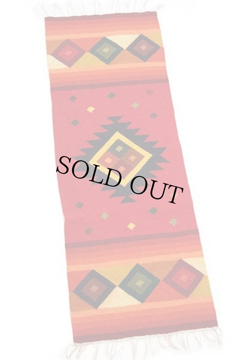 画像2: フォークロア柄 ラグ マット★B (2)